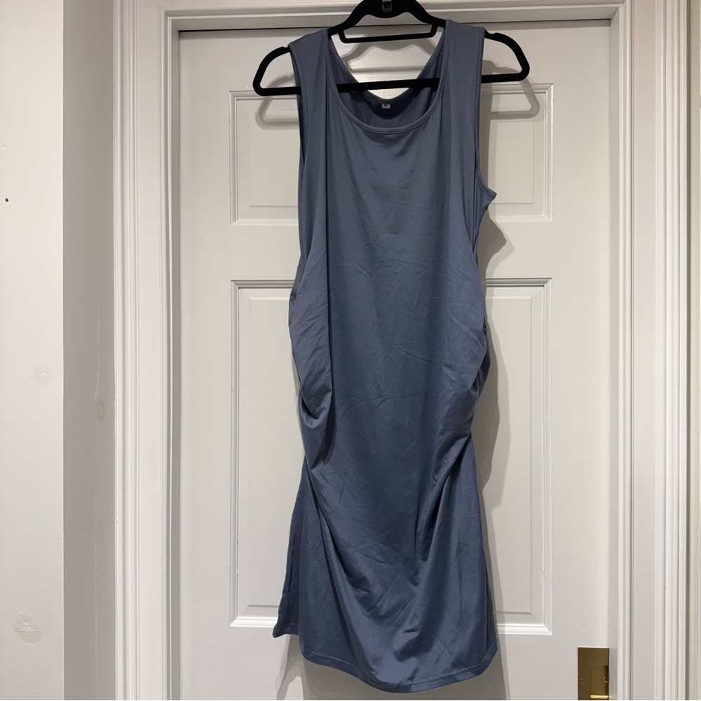 Amazon Essentials Blue Midi Dress Maternity Size XL